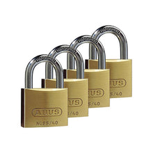 Load image into Gallery viewer, 65/40mm Brass Padlock Quad Pack
