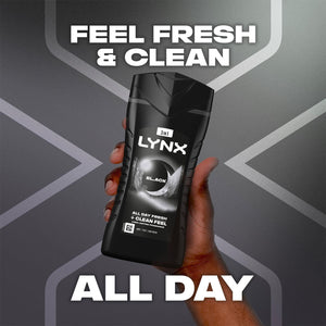 Lynx Black Gift Set for Men - Daily Grooming Duo with Fresh Scent & Skin Care