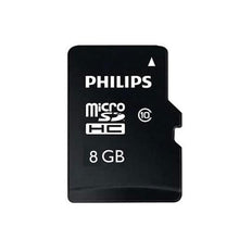 Load image into Gallery viewer, Philips Micro SDHC Class 10 Ultra Speed Memory Card with Adapter, 8 GB