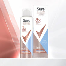 Load image into Gallery viewer, Sure Anti-Perspirant 96H Maximum Protection Deodorant Clean Scent 150ml, 12 Pack