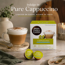 Load image into Gallery viewer, Nescafe Dolce Gusto Coffee Pods 3x Boxes / 24 Caps Skinny Cappuccino