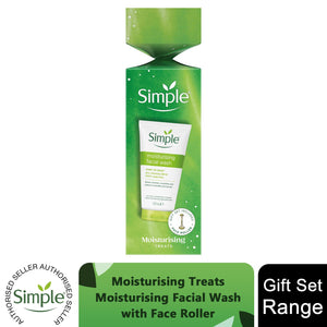 Simple Gift Set Moisturising Treats Skincare Face Wash 150ml Gentle Care Set