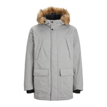 Load image into Gallery viewer, Jack &amp; Jones Jwhgreat Padded Parka - Grey Melange - Size - L