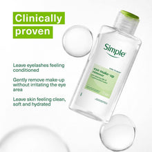 Load image into Gallery viewer, Simple Eye Make-Up Remover 125ml &amp; Remover Pads 3 Pack Bundle