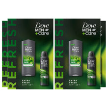 Load image into Gallery viewer, Dove Men+Care Refresh Extra Fresh Bodywash &amp; Antiperspirant 2pc Gift Set for Him