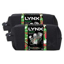 Load image into Gallery viewer, Lynx Africa Washbag Gift Set - Body Spray, Bodywash &amp; Antiperspirant Trio Kit