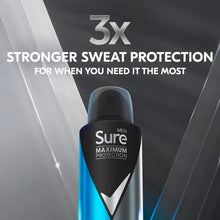 Load image into Gallery viewer, Sure Men Anti-Perspirant Deodorant Cobalt Dry 96H Maximum Protection 150ml, 6 Pk