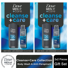 Load image into Gallery viewer, Dove Men+Care Gift Set Cleanse+Care Duo Bodywash &amp; Advanced Antiperspirant