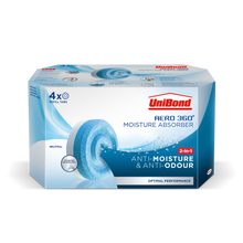 Load image into Gallery viewer, UniBond AERO 360 Moisture Absorber Neutral Refill Tab 450g, 4pk