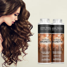 Load image into Gallery viewer, John Frieda Brilliant Brunette Colour Protection Shampoo &amp; Conditioner 500ml