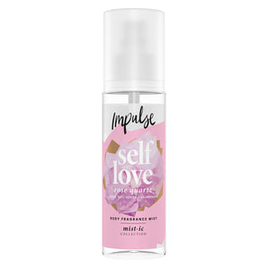 Impulse Body Fragrance Mist Self Love w/ Rose Petals & Cedarwood Scent 150ml,6pk