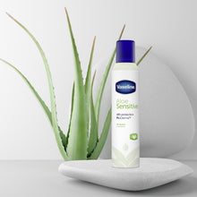 Load image into Gallery viewer, Vaseline Aloe Sensitive Anti-Perspirant Deodorant Spray for Women 250ml, 3 Pack