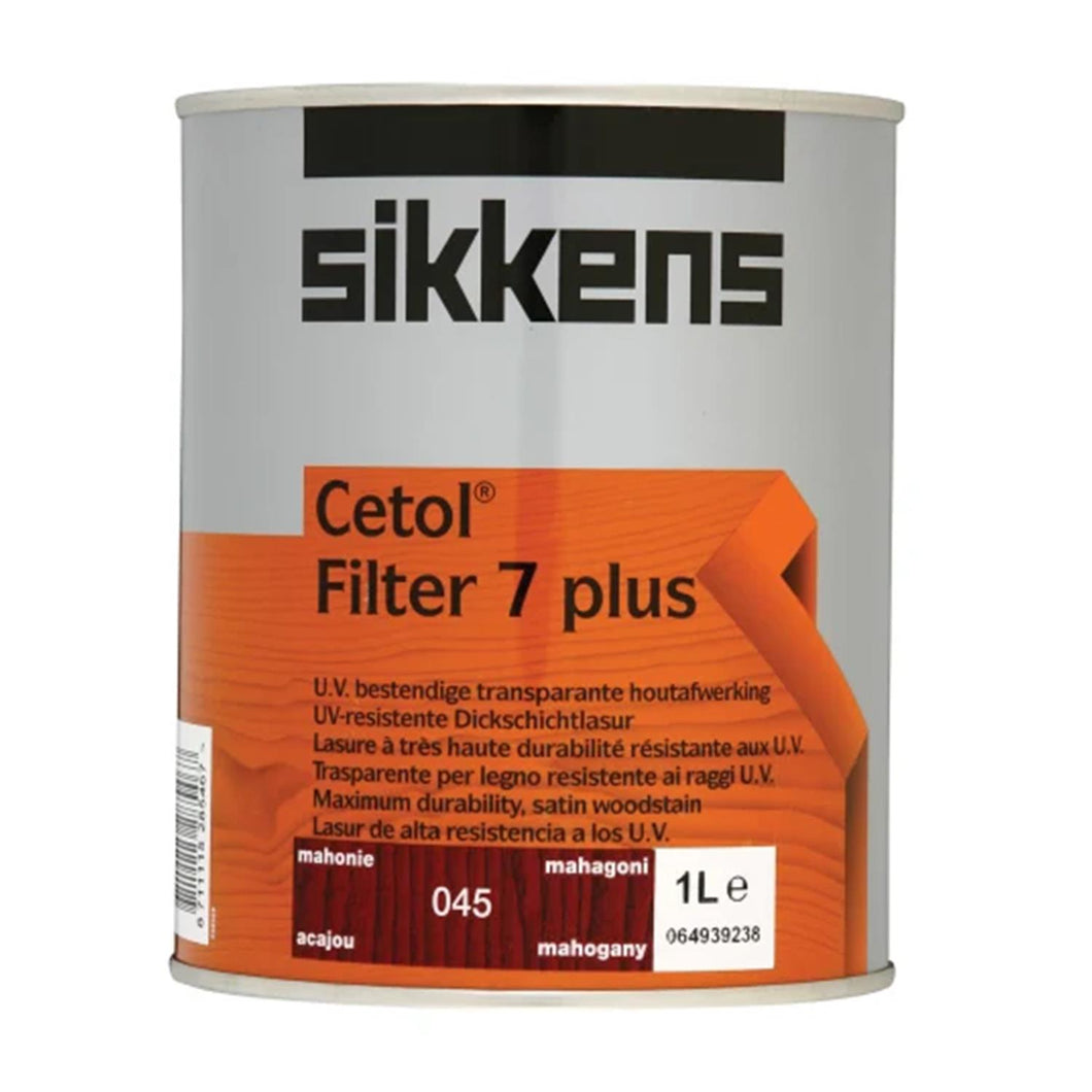 Cetol Filter 7 Plus Translucent Woodstain Mahogany 1 litre