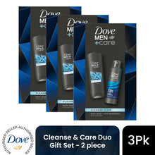 Load image into Gallery viewer, Dove Men+Care Cleanse+Care Duo Gift Set 2 piece, Choose your pack 1,2,3 or 4