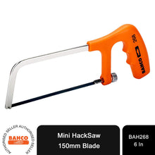 Load image into Gallery viewer, Bahco BAH268 Mini Hacksaw with 32 TPI Bi-Metal Low Alloyed Blade, 6 Inch