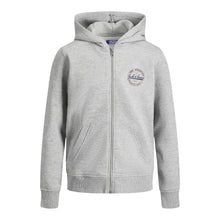 Load image into Gallery viewer, Jack &amp; Jones Jjbrat Boys Zip Hoodies 2 Pack Sweatshirt Junior Black Grey 140