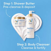 Load image into Gallery viewer, Dove Body Love Moisture Boost Body Cleanser with Hyaluronic Acid 517ml, 4 Pack