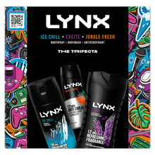 Load image into Gallery viewer, Lynx THE TRIFECTA Ice Chill, Excite &amp; Jungle Fresh 3 Pieces Gift Set for Him