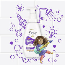 Load image into Gallery viewer, Dove Kids Care Body Wash Berry Smoothie Hypoallergenic Foaming Wash, 2x400ml