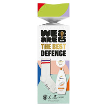 Load image into Gallery viewer, Dove Fruity Nourish Gift Set, Hydrating Body Wash &amp; Socks Football Edition