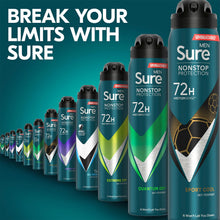 Load image into Gallery viewer, Sure Men Anti-perspirant 72H Nonstop Protection Sport Cool Deodorant, 6x250ml