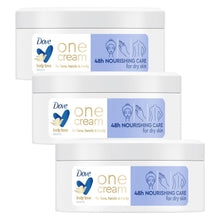 Load image into Gallery viewer, Dove 48H Nourishing Care One Cream for Face, Hands &amp; Body for Dry Skin 250ml,3pk