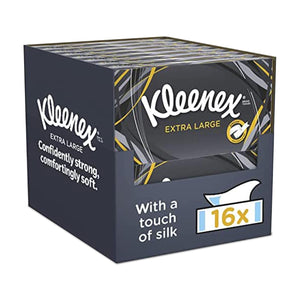 Kleenex Extra Large Silk Care Facial Tissues, 32 Pack