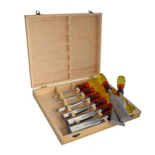 Load image into Gallery viewer, M373 Bevel Edge Chisel Splitproof Handle Set, 8 Piece