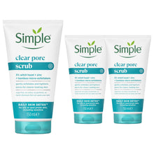 Load image into Gallery viewer, Simple Face Wash Range-Moisturising, Refreshing, Clear Pore Scrub or Glow, 150ml