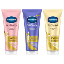 Load image into Gallery viewer, Vaseline Gluta-Hya Lotion Bundle Dewy, Overnight &amp; Flawless Glow, 200ml Each