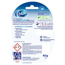 Load image into Gallery viewer, Bloo Toilet Rim Blocks Brilliant Gel All in 1 Cleaner Spring Rain Scent, 7x42g
