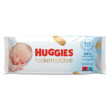 Load image into Gallery viewer, Huggies Pure Extra Care Sensitive Fragrance-Free Baby Wipes with 99% Pure Water