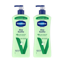 Load image into Gallery viewer, Vaseline Intensive Care Body Lotion Aloe Soothe Soothing Hydration 600ml, 2 Pack