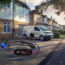 Load image into Gallery viewer, Cord EVIRA Professional 10m Portable EV Charger 22kW Fast Charging Cable UK Plug