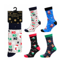Load image into Gallery viewer, RJM Mens Christmas Novelty Socks UK 7-11 Festive Funny Winter Gift Socks
