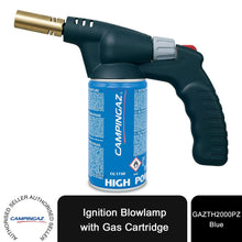Load image into Gallery viewer, Campingaz TH2000PZ Piezo Ignition Blowlamp with CG1750 Gas Cartridge, Blue