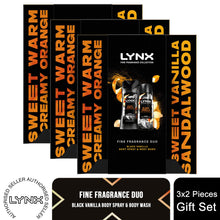 Load image into Gallery viewer, Lynx Black Vanilla Duo Gift Set, Premium Body Spray &amp; Wash, Long-Lasting Scent