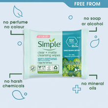 Load image into Gallery viewer, Simple Cleansing Wipes Quad Bundle Sensitive Skin