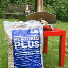 Load image into Gallery viewer, Platinum Plus Wood Pellets 15kg Bag 6mm for Ooni Pizza Oven, Fire Pit and BBQ