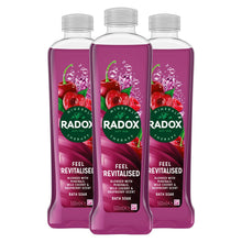 Load image into Gallery viewer, 3x Radox Mineral Therapy Feel Revitalised Bath Soak w/ Cherry &amp; Raspberry, 500ml