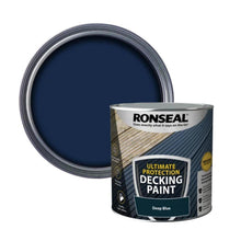 Load image into Gallery viewer, Ultimate Protection Decking Paint Deep Blue 2.5 litre