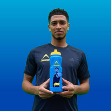 Load image into Gallery viewer, Lucozade Sport x Jude Bellingham LeakProof Sports Water Bottle Blue/Yellow, 2x1L