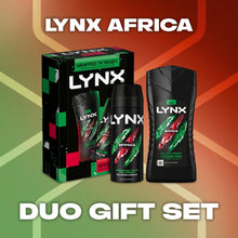 Load image into Gallery viewer, LYNX Africa Duo Gift Set 2 piece, Choose your pack 1,2,3 or 4