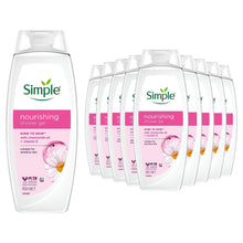 Load image into Gallery viewer, Simple Nourishing Shower Cream 450ml 24-Pack Bulk Multipack