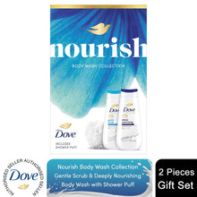Load image into Gallery viewer, Dove Nourish Duo Advance Gift Set with Exfoliating &amp; Nourishing Bodywash
