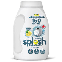 Load image into Gallery viewer, Splesh Cleaning Bundle of 3-in-1 Dishwasher 150 Capsules &amp; Laundry 140 Capsules
