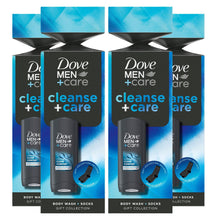 Load image into Gallery viewer, Dove Men+Care Cleanse+Care Gift Set with Clean Comfort Bodywash &amp; Socks