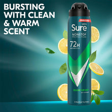 Load image into Gallery viewer, Sure Men Anti-perspirant 72H Nonstop Protection Quantum Dry Deodorant, 6x250ml