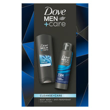 Load image into Gallery viewer, Dove Men+Care Cleanse+Care Duo Gift Set 2 piece, Choose your pack 1,2,3 or 4