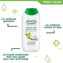 Load image into Gallery viewer, Simple Kind to Hair Gentle Care Shampoo, 6 Packs of 200ml